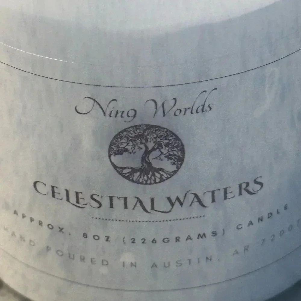 Handmade hand poured 8 ounce glass, candle, soy wax essential oil - Picture 3 of 6